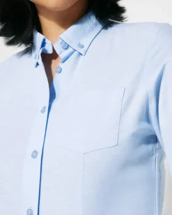 Roly CM5068 - OXFORD WOMAN Chemise à manches longues ceintré