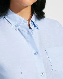 Roly CM5068 - OXFORD WOMAN Chemise à manches longues ceintré