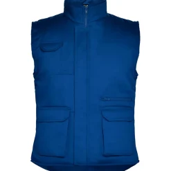 Roly CQ5067 - ALMANZOR Gilet de travail multi-poches à col montant