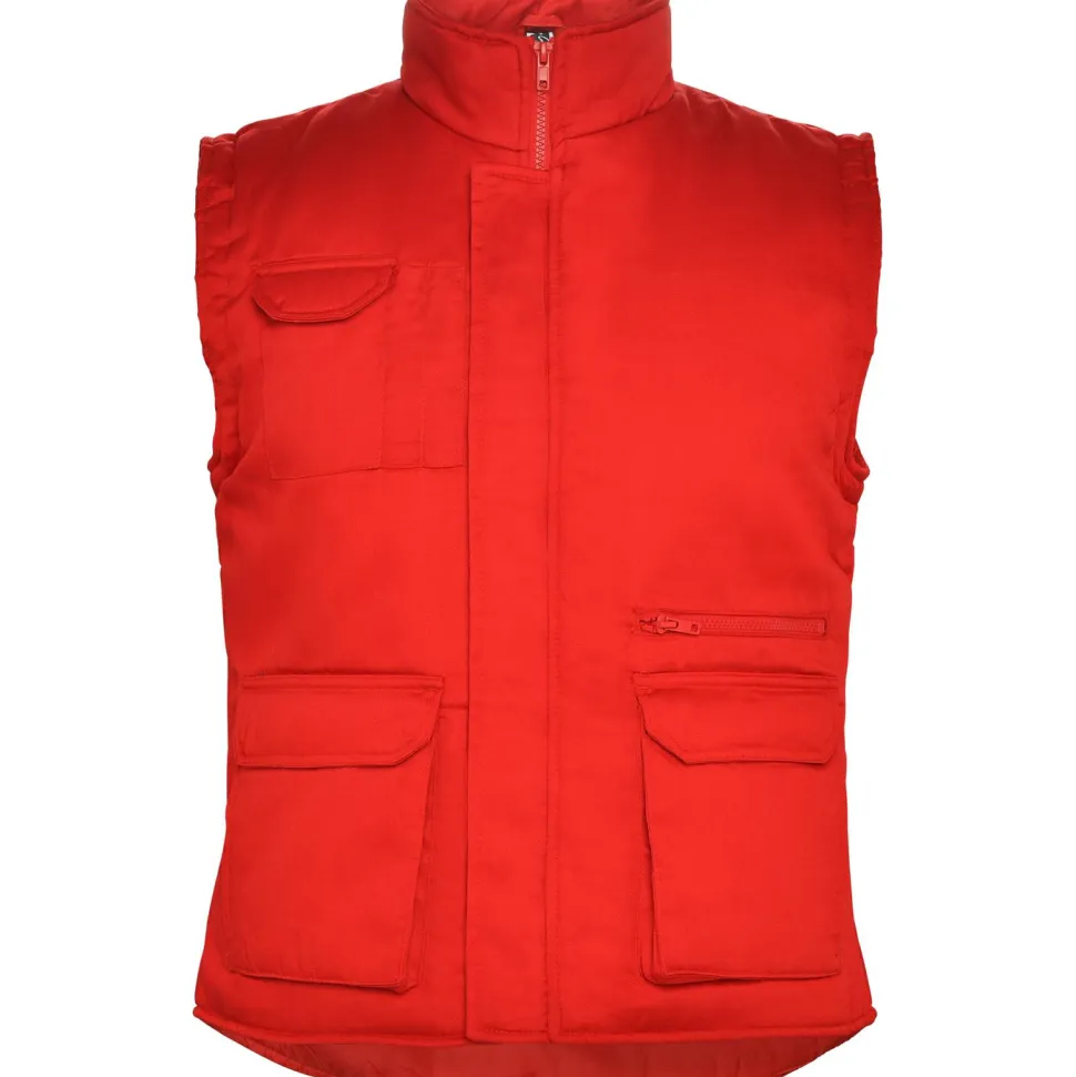 Roly CQ5067 - ALMANZOR Gilet de travail multi-poches à col montant