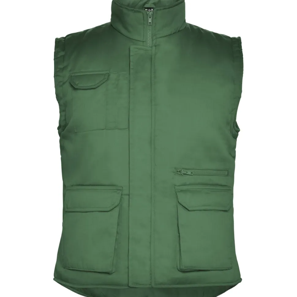 Roly CQ5067 - ALMANZOR Gilet de travail multi-poches à col montant