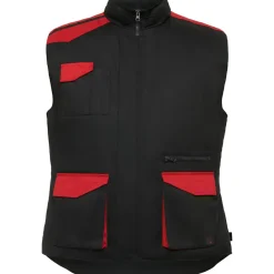 Roly CQ8414 - ARMADA Gilet de travail multi-poches avec col montant en couleurs combinés