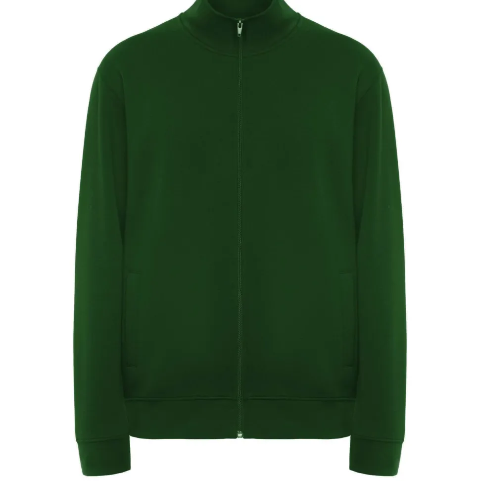Roly CQ6439 - ULAN Sweat avec encolure montante et zip au ton