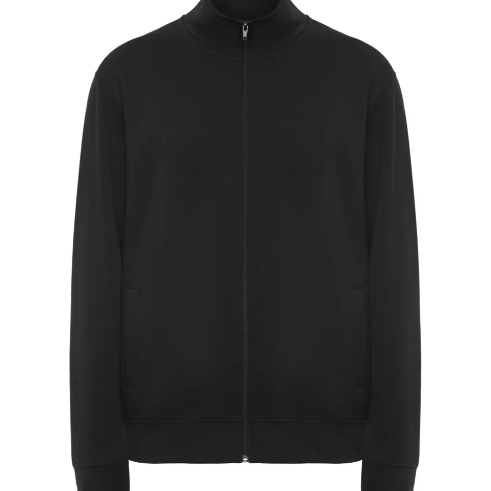 Roly CQ6439 - ULAN Sweat avec encolure montante et zip au ton
