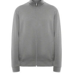 Roly CQ6439 - ULAN Sweat avec encolure montante et zip au ton
