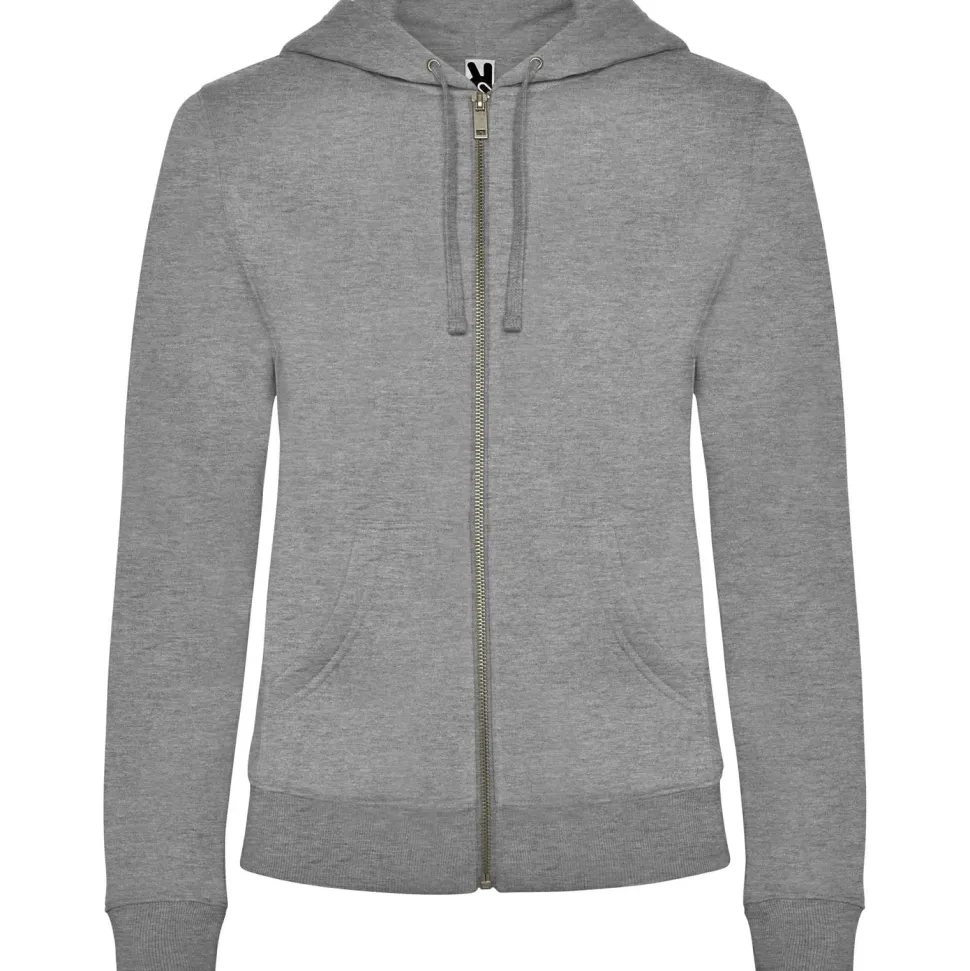Roly CQ6425 - VELETA Sweat-shirt pour femme avec capuche doublée ton sur ton
