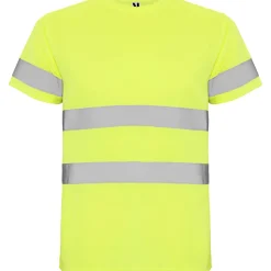 Roly HV9310 - DELTA T-shirt technique manches courtes haute visibilité
