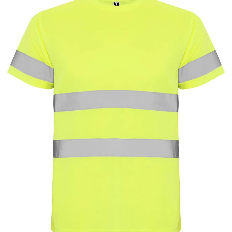 Roly HV9310 - DELTA T-shirt technique manches courtes haute visibilité