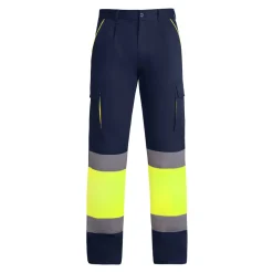 Roly HV9321 - ENIX Pantalon haute visibilité doublé à poches multiples