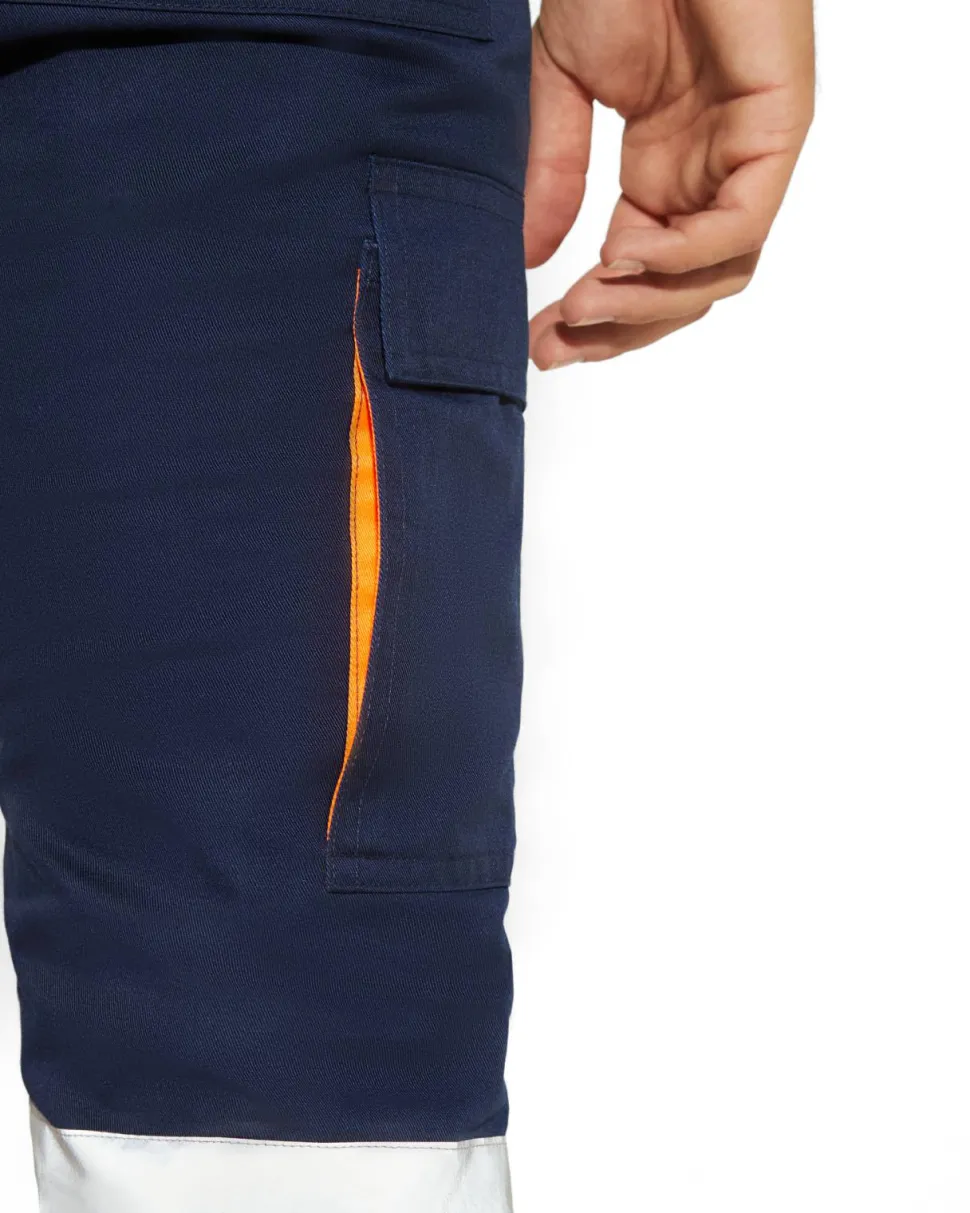 Roly HV9321 - ENIX Pantalon haute visibilité doublé à poches multiples