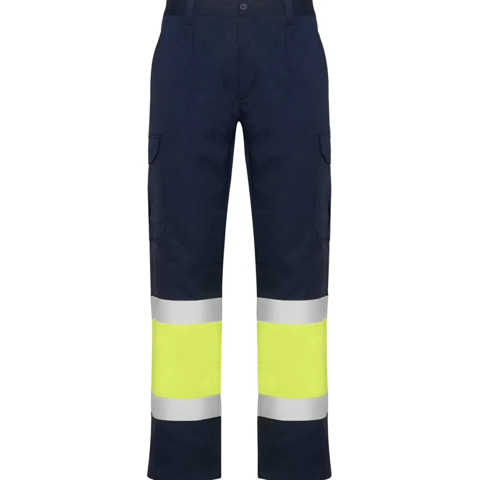 Roly HV9300 - NAOS Pantalon d'été multi-poches haute visibilité