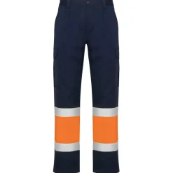 Roly HV9300 - NAOS Pantalon d'été multi-poches haute visibilité