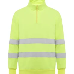 Roly HV9314 - SPICA Sweat haute visibilité avec zip