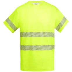 Roly HV9317 - TAURI T-shirt technique haute visibilité à manches courtes