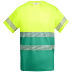 Roly HV9317 - TAURI T-shirt technique haute visibilité à manches courtes