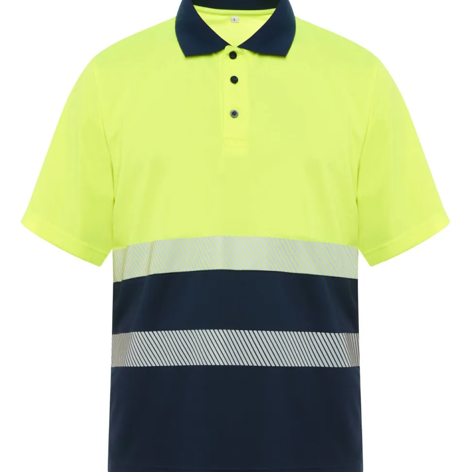 Roly HV9315 - VEGA Polo technique haute visibilité à manches longues