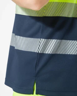 Roly HV9315 - VEGA Polo technique haute visibilité à manches longues