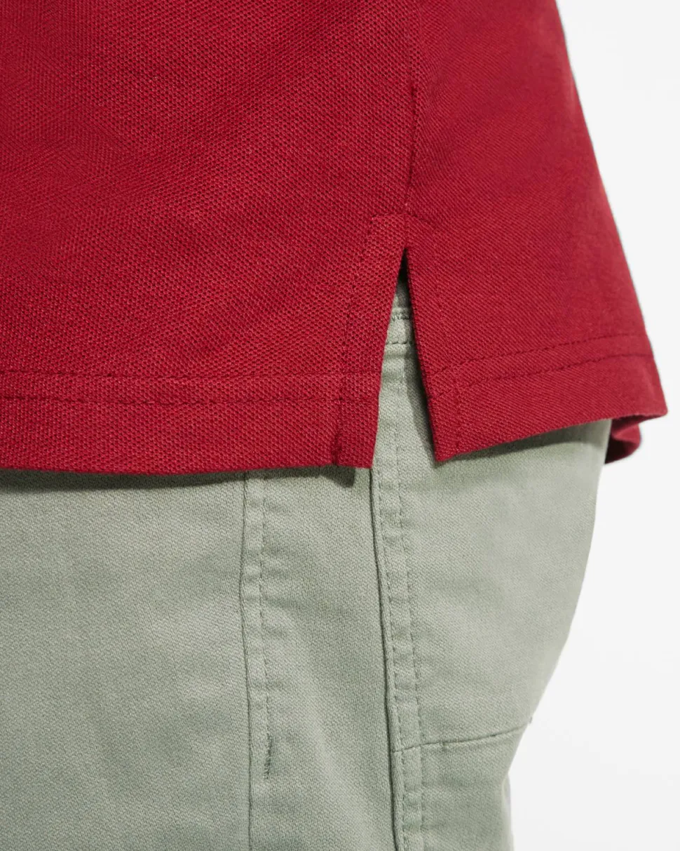 Roly PO5009 - CARPE Polo manches longues avec col et bord de manche en côte 1x1