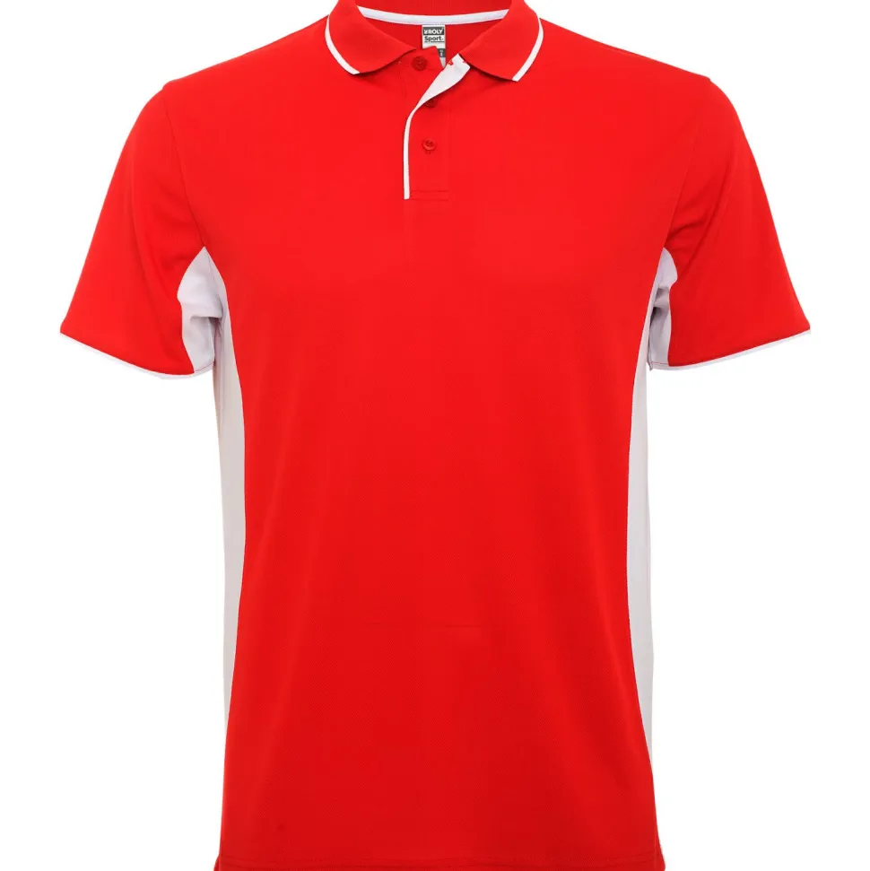 Roly PO0421 - MONTMELO Polo technique bicolore manches courtes