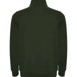 Roly SU1109 - ANETO Sweat avec demi zip ton sur ton et col montant