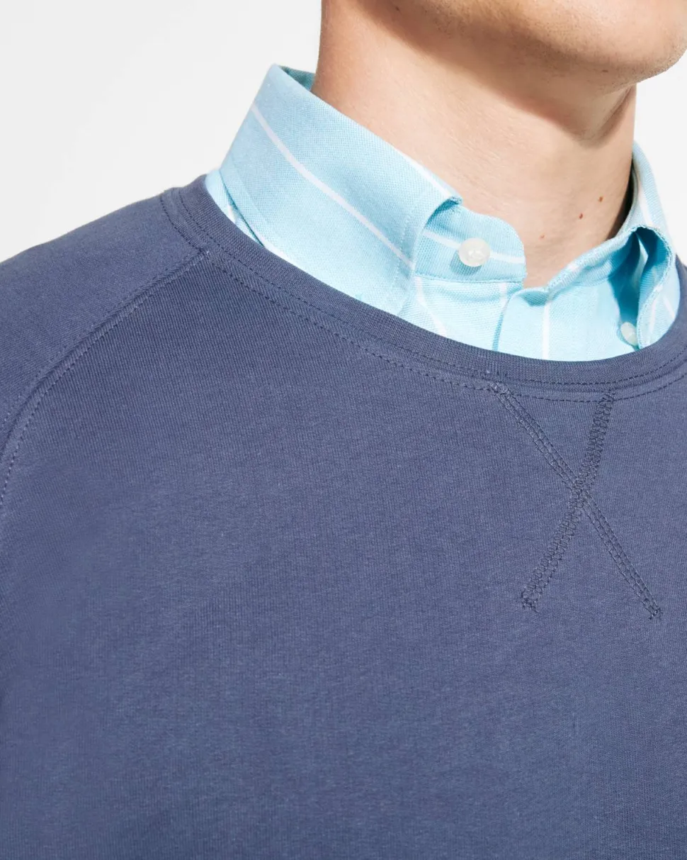 Roly SU1104 - ANNAPURNA Sweat en coton manches longues raglan