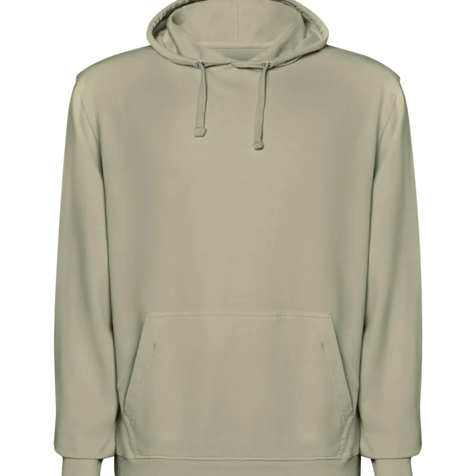 Roly SU2204 - KENIA Sweatshirt à capuche unisexe en coton non gratté avec effet délavé