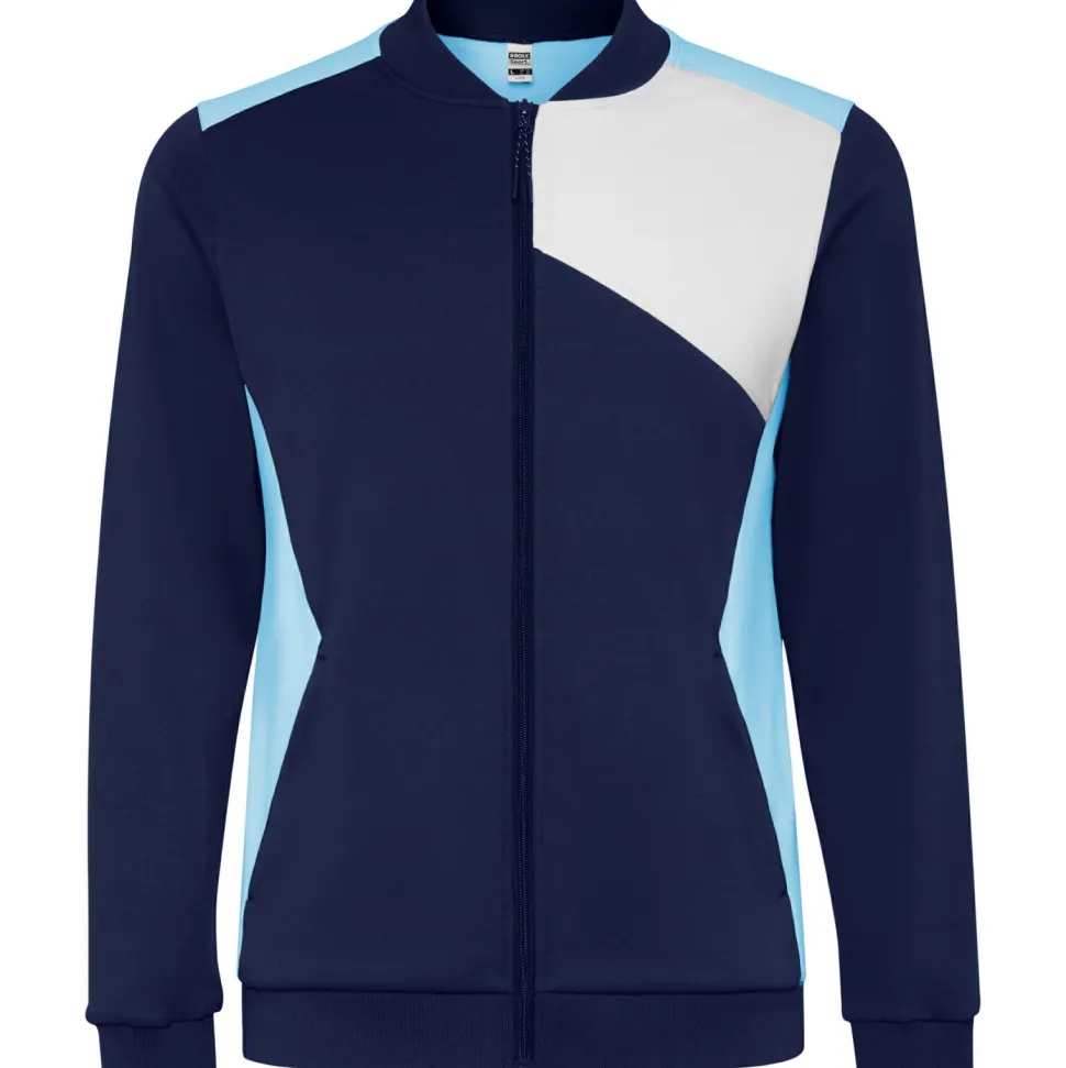 Roly SU0340 - LEROS Veste de sport avec fermeture à glissière brossée sur le devant
