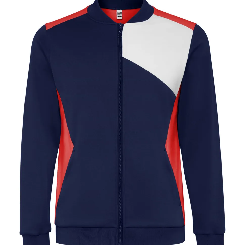 Roly SU0340 - LEROS Veste de sport avec fermeture à glissière brossée sur le devant