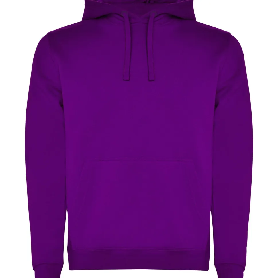 Roly SU1067 - URBAN Sweat-shirt bicolore avec capuche doublée et cordon de serrage contrasté