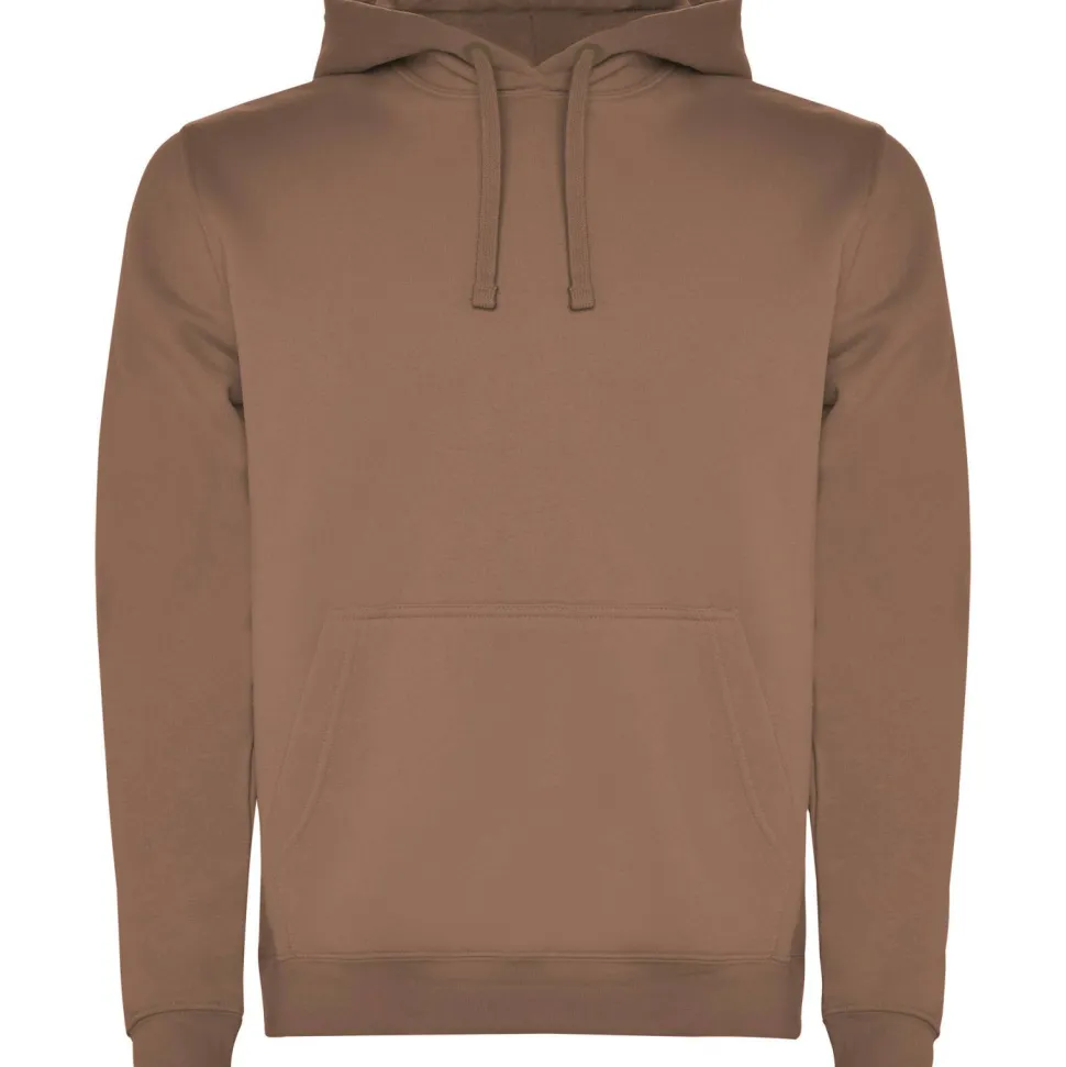 Roly SU1067 - URBAN Sweat-shirt bicolore avec capuche doublée et cordon de serrage contrasté