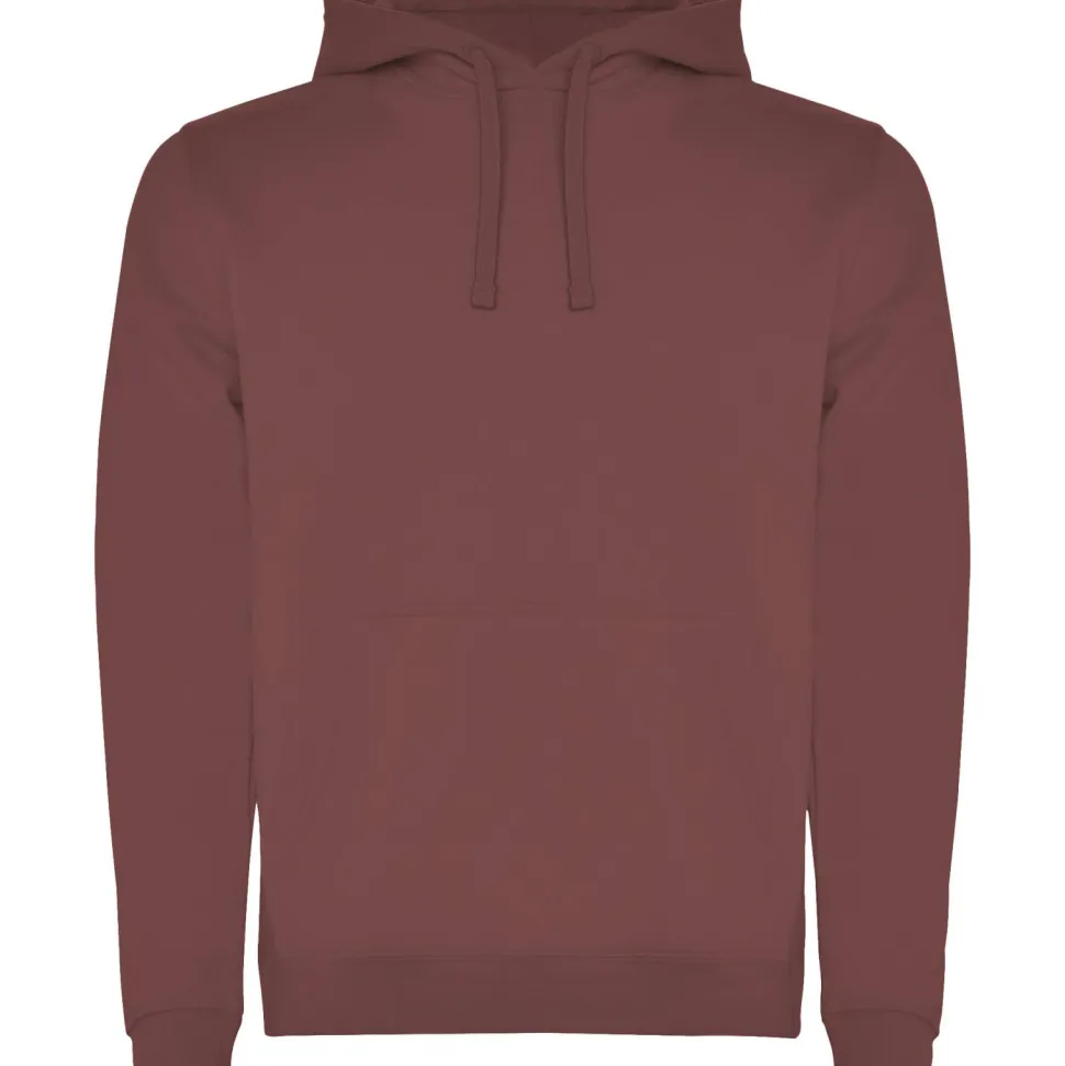 Roly SU1067 - URBAN Sweat-shirt bicolore avec capuche doublée et cordon de serrage contrasté