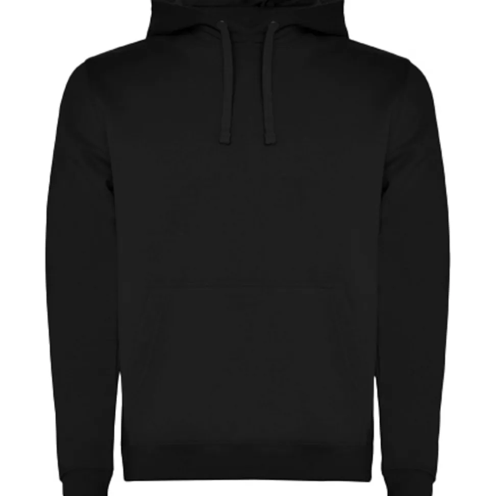 Roly SU1067 - URBAN Sweat-shirt bicolore avec capuche doublée et cordon de serrage contrasté