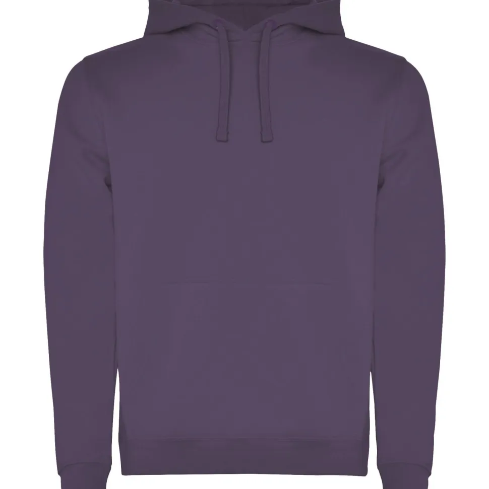 Roly SU1067 - URBAN Sweat-shirt bicolore avec capuche doublée et cordon de serrage contrasté