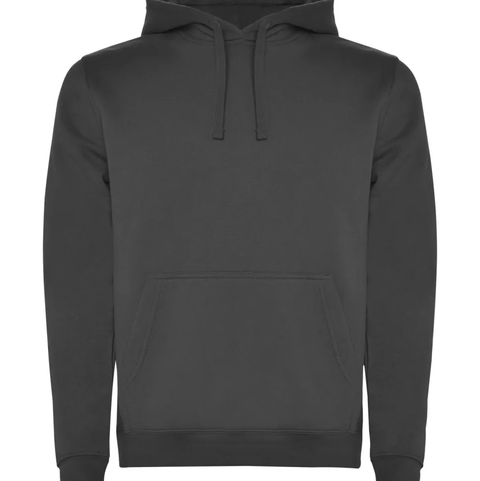 Roly SU1067 - URBAN Sweat-shirt bicolore avec capuche doublée et cordon de serrage contrasté