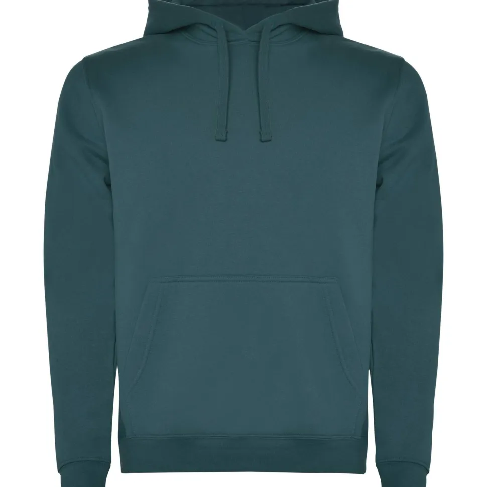 Roly SU1067 - URBAN Sweat-shirt bicolore avec capuche doublée et cordon de serrage contrasté