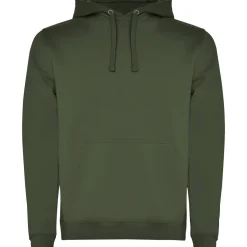 Roly SU1067 - URBAN Sweat-shirt bicolore avec capuche doublée et cordon de serrage contrasté