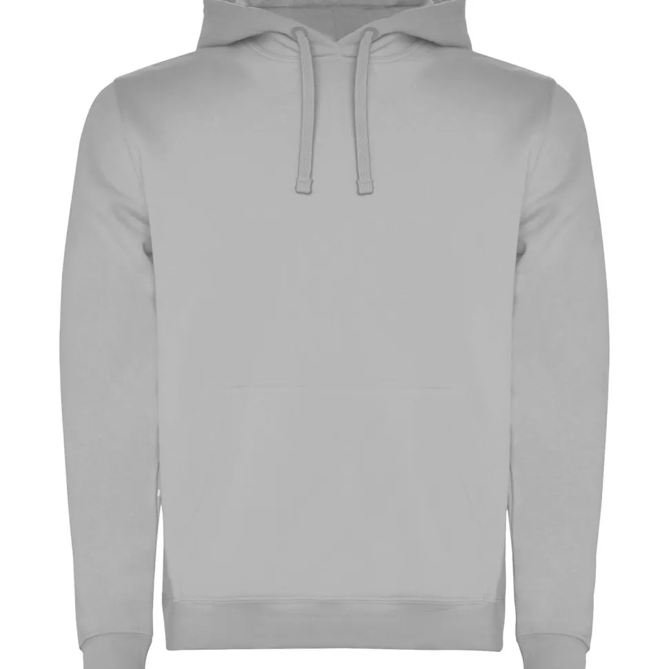 Roly SU1067 - URBAN Sweat-shirt bicolore avec capuche doublée et cordon de serrage contrasté