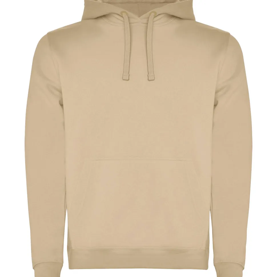 Roly SU1067 - URBAN Sweat-shirt bicolore avec capuche doublée et cordon de serrage contrasté