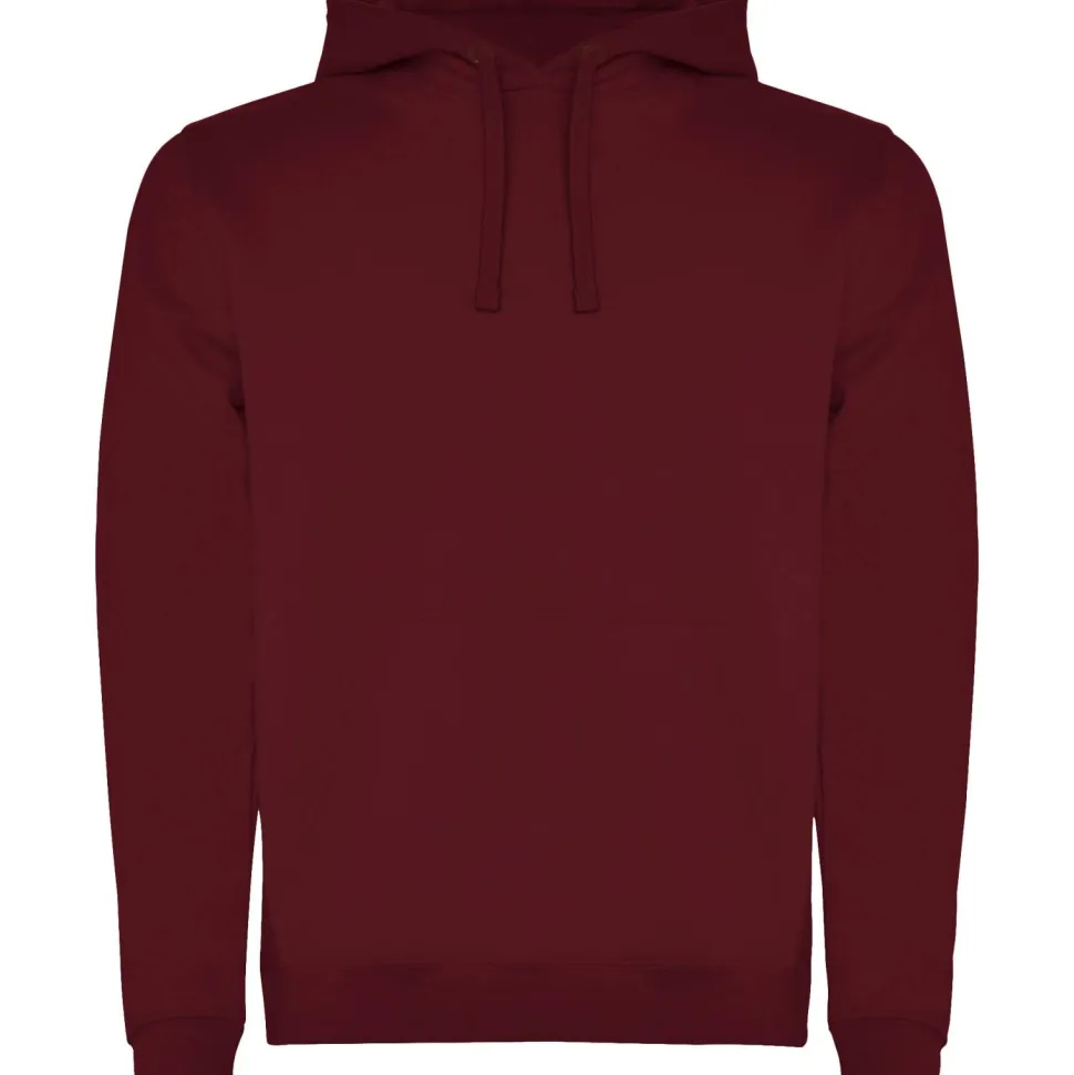 Roly SU1067 - URBAN Sweat-shirt bicolore avec capuche doublée et cordon de serrage contrasté