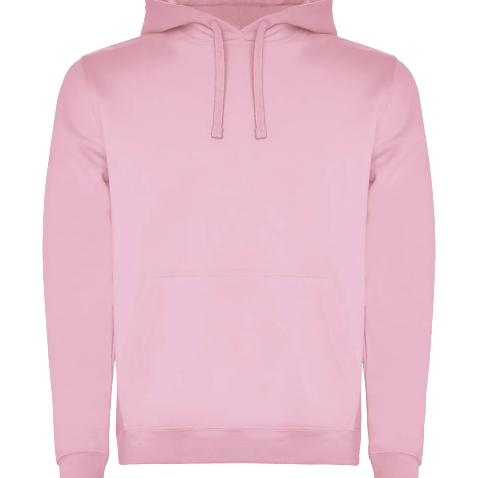 Roly SU1067 - URBAN Sweat-shirt bicolore avec capuche doublée et cordon de serrage contrasté