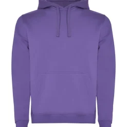 Roly SU1067 - URBAN Sweat-shirt bicolore avec capuche doublée et cordon de serrage contrasté