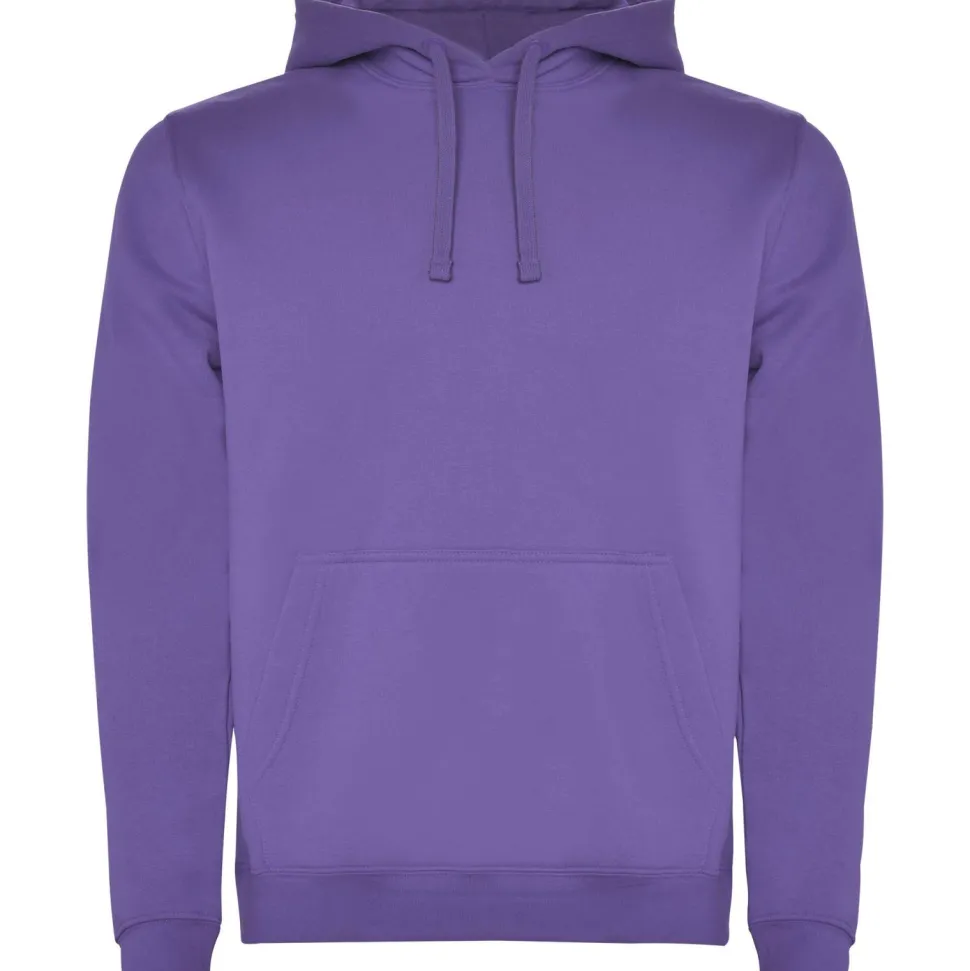 Roly SU1067 - URBAN Sweat-shirt bicolore avec capuche doublée et cordon de serrage contrasté