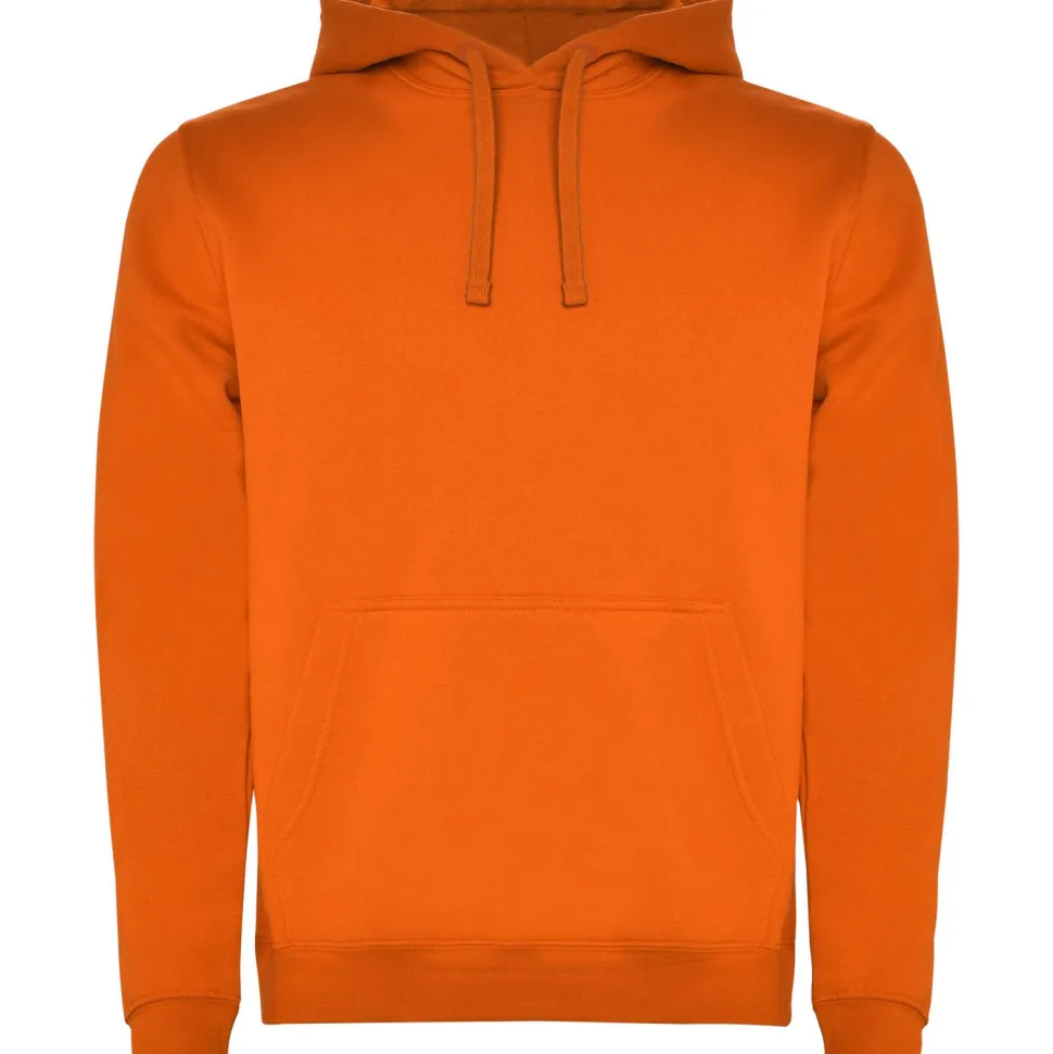 Roly SU1067 - URBAN Sweat-shirt bicolore avec capuche doublée et cordon de serrage contrasté