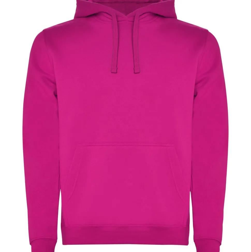 Roly SU1067 - URBAN Sweat-shirt bicolore avec capuche doublée et cordon de serrage contrasté