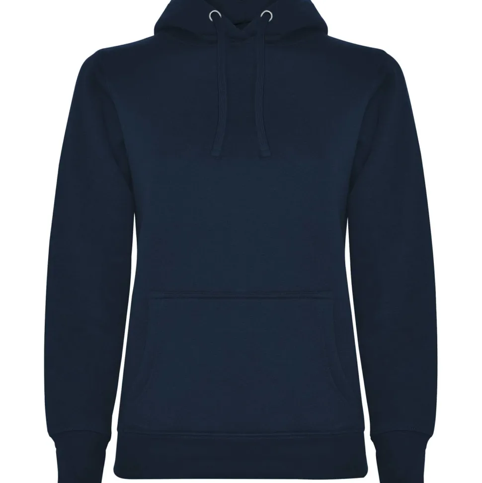 Roly SU1068 - URBAN WOMAN Sweat-shirt coupe près de corps féminin avec capuche doublé à contraste et au ton du cordon de serrage et poche kangourou