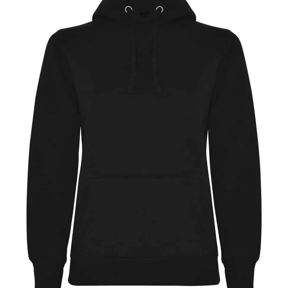 Roly SU1068 - URBAN WOMAN Sweat-shirt coupe près de corps féminin avec capuche doublé à contraste et au ton du cordon de serrage et poche kangourou