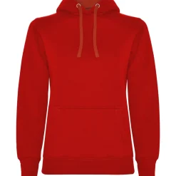 Roly SU1068 - URBAN WOMAN Sweat-shirt coupe près de corps féminin avec capuche doublé à contraste et au ton du cordon de serrage et poche kangourou