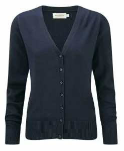 Russell Collection J715F - Cardigan Femme Confort Coton Mélangé