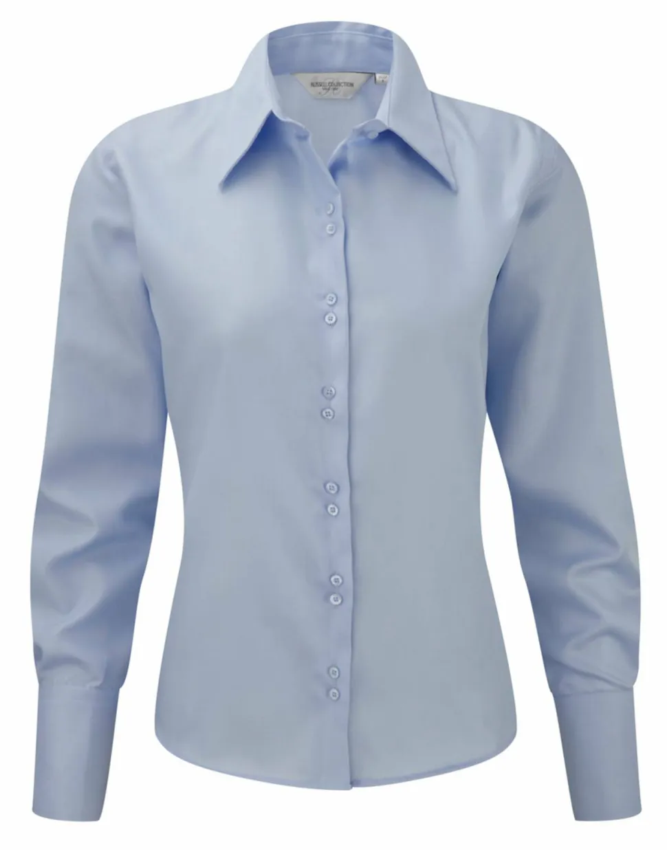 Russell Collection J956F - Chemise manches longues sans repassage pour femme