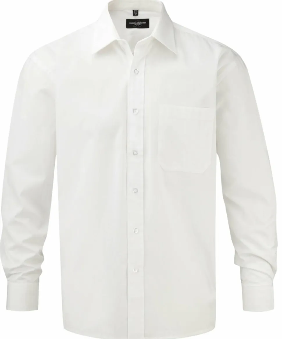 Russell Collection J936M - Chemise Élégante en Coton Facile d'Entretien